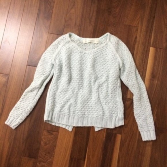 Zara Knit Pale Mint Sweater - Picture 1 of 4